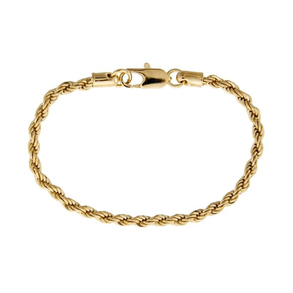 Laura Lombardi | Gold Rope Chain Bracelet - Picture 4 of 6